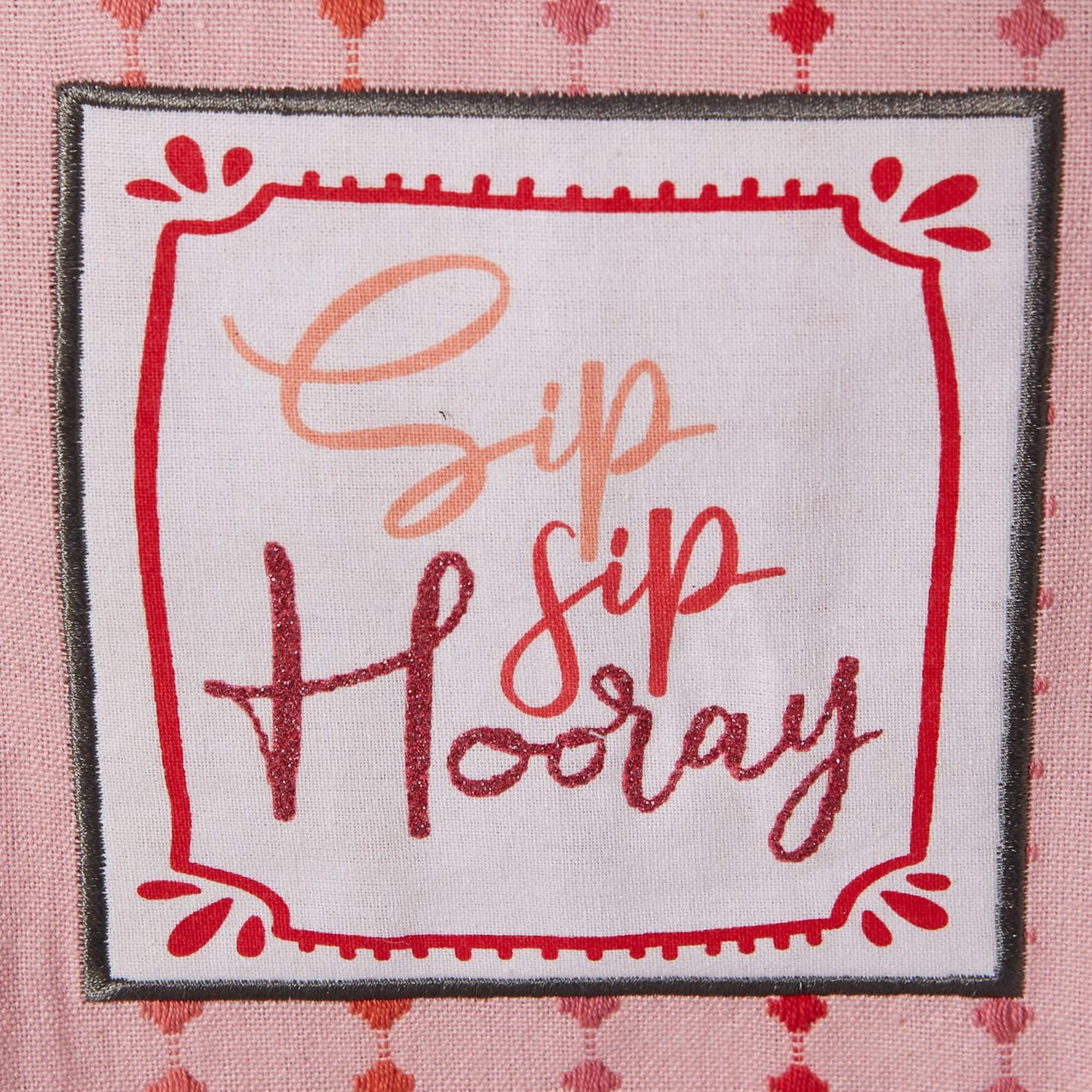 DII® Pop Fizz Sip Embellished Dishtowel Set